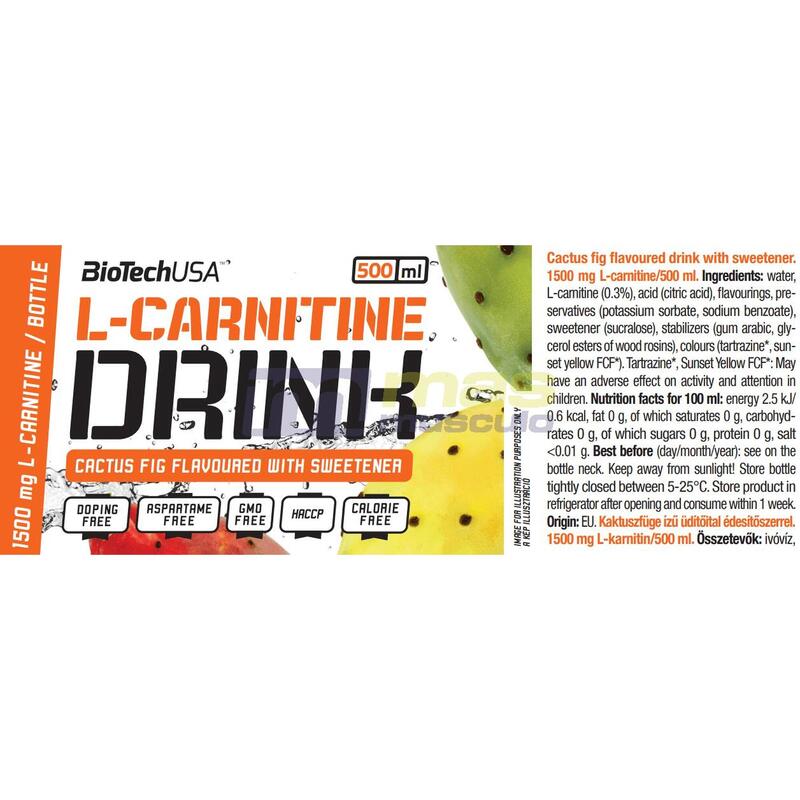 L-Carnitine Drink - Figue Cactus