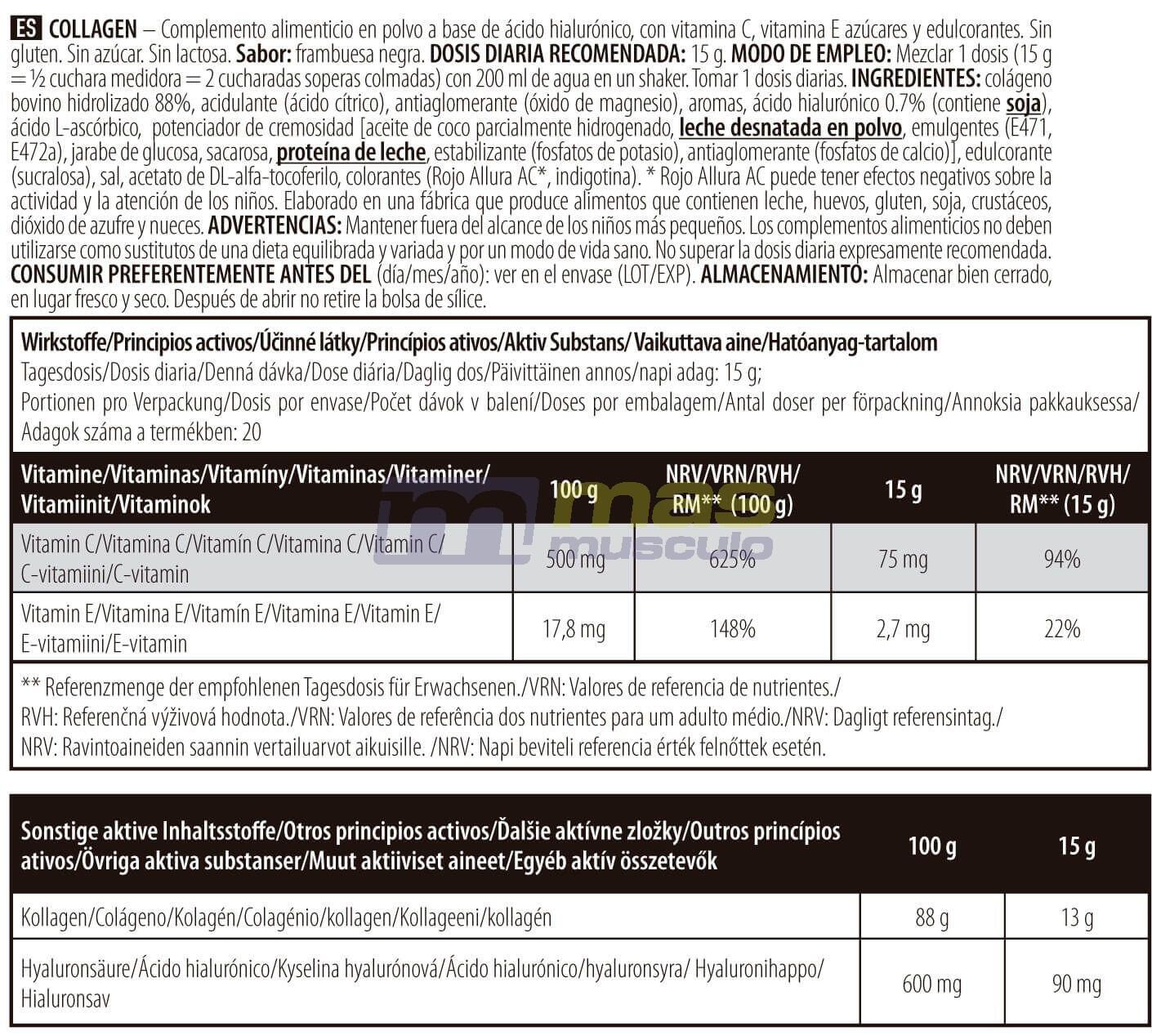 Kollagen - 300 g Himbeere Biotech USA 5/5