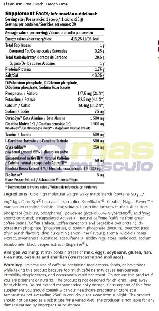 Per4max - 500g Punch aux Fruits de Amix Nutrition 3/3