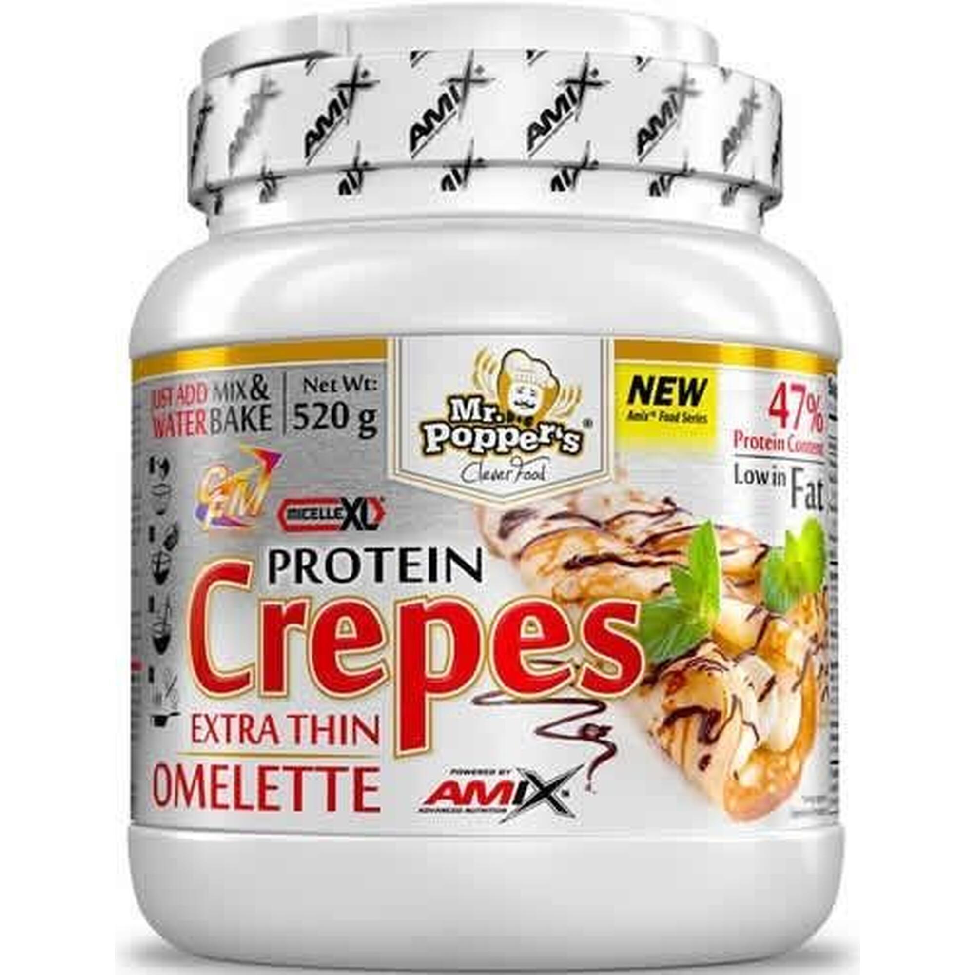Amix - Crêpes Protéinées - 520g Chocolat De Amix Nutrition - Isolat De Whey - 500 G - Decathlon