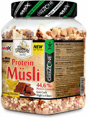 Amix Protein Musli Mr Poppers 500 gr - Muesli proteico