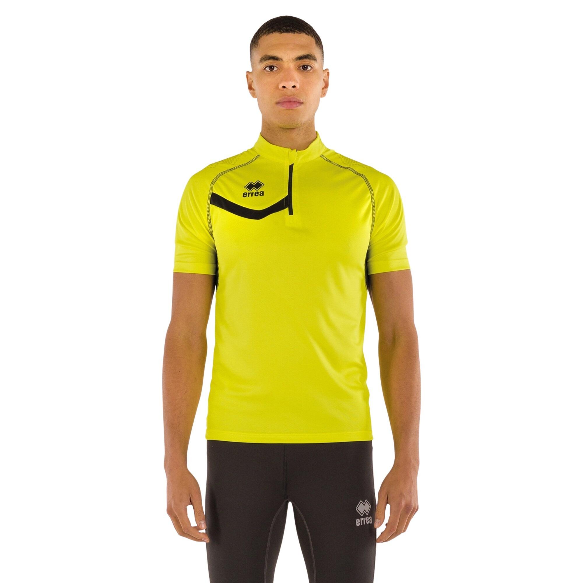 Errea - Maillot Errea Roger - Maillot Manches Courtes - Jaune|noir - 42 M/l - Decathlon