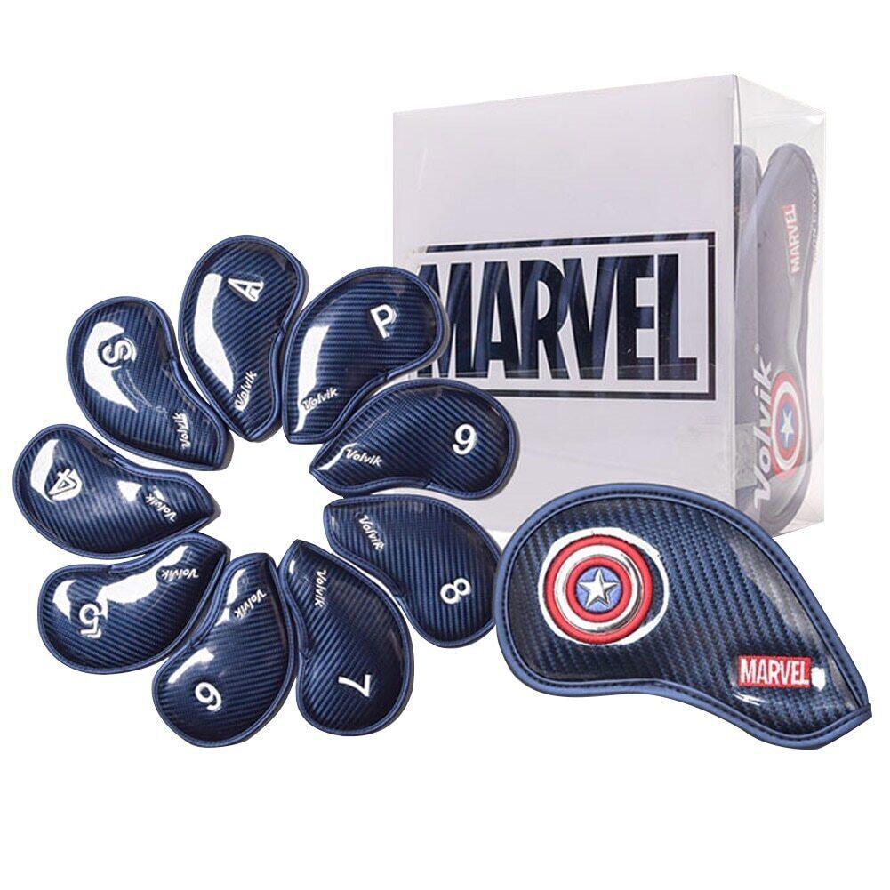 Set di 9 coperte Volvik Marvel Capitan America con clava di ferro