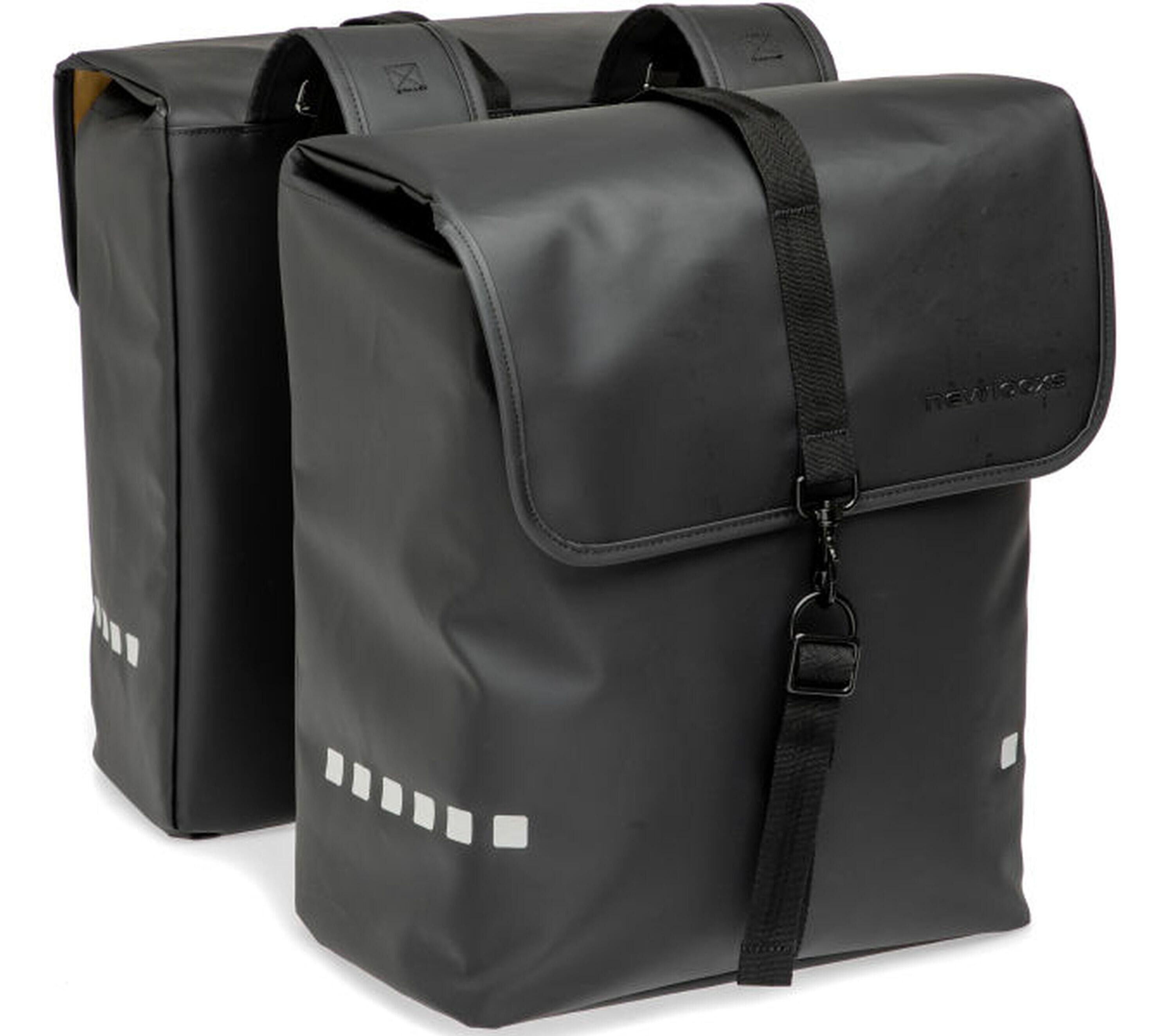 NEW LOOXS Dubbele fietstas Odense, black