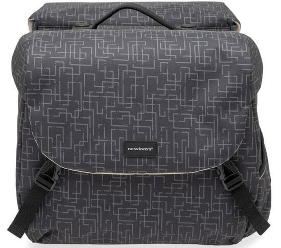 Dubbele fietstas Mondi Joy Double Racktime, black
