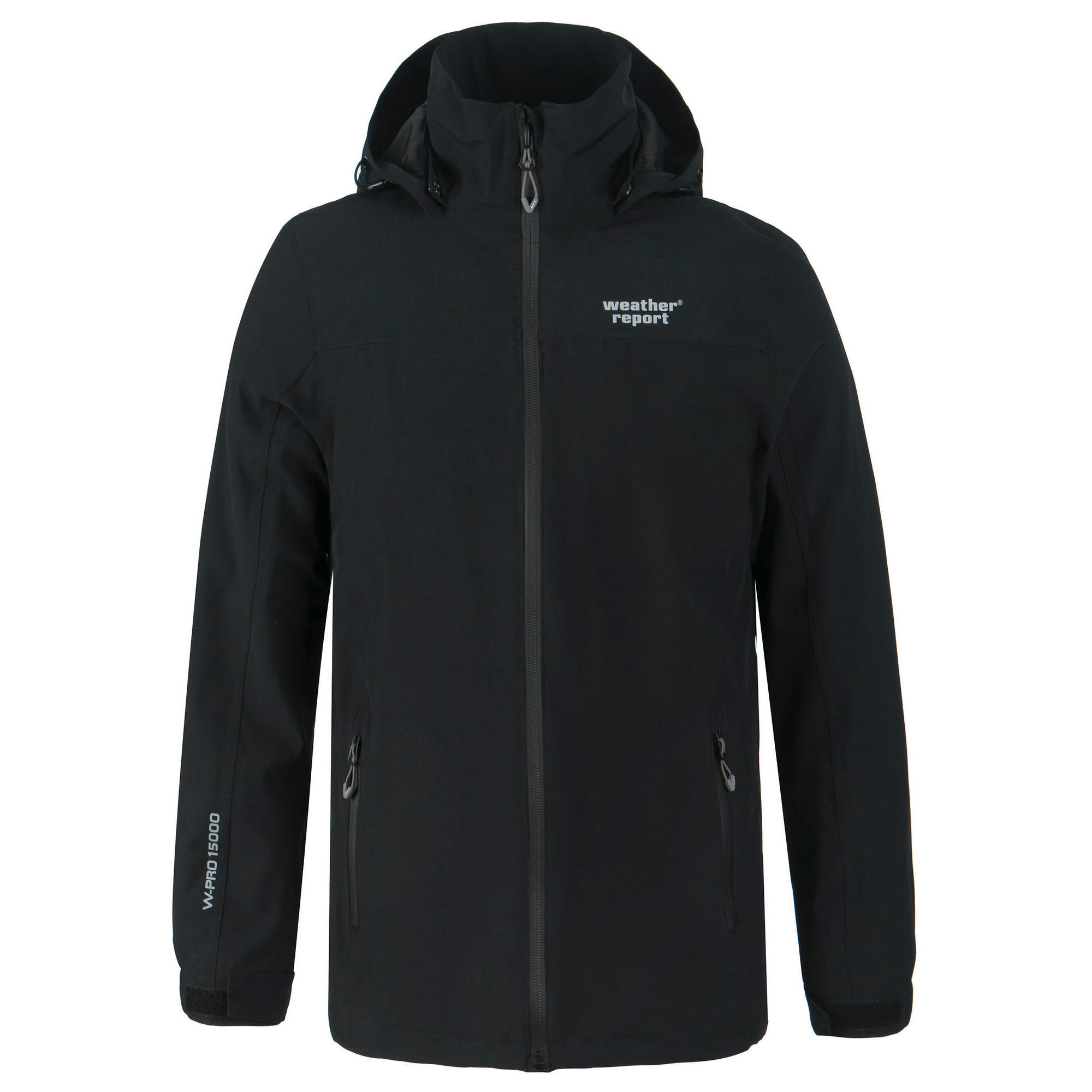 Weather Report - Veste Imperméable Enfant Weather Report Borise - Veste - Noir - 8 Ans / 128 Cm - Decathlon