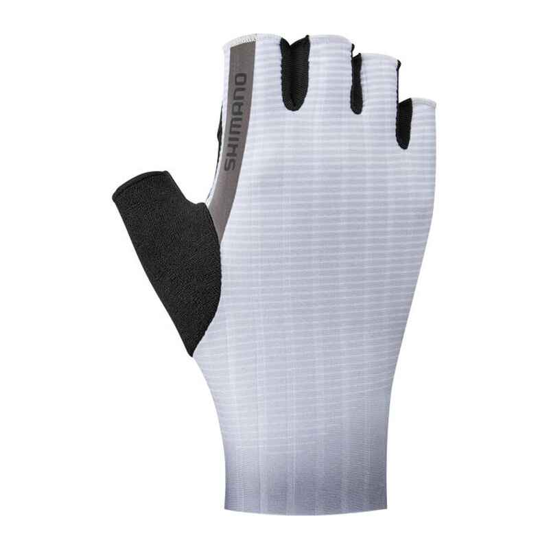 SHIMANO Fahrrad-Handschuhe ADVANCED Race, White