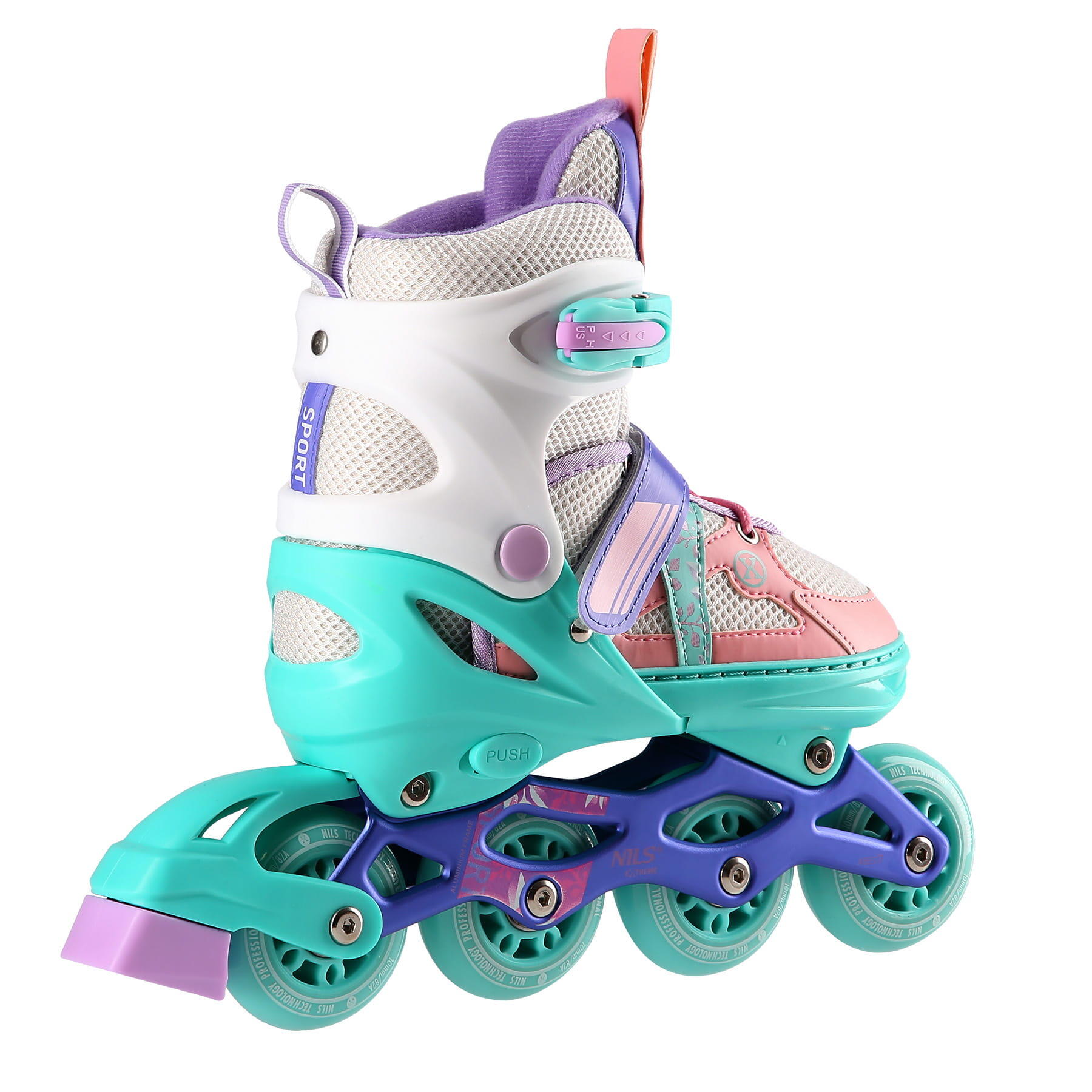 Patins à roulettes récréatifs pour enfants Nils Extreme NJ1828A 6/7