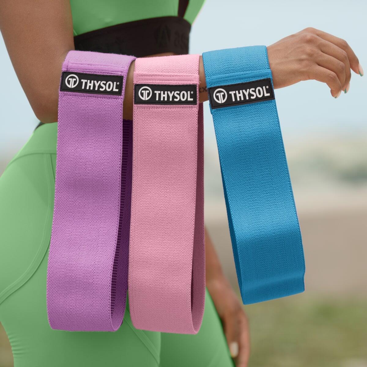 Fabric Resistance Bands Set of 3 Booty Resistance Bands THYSOL