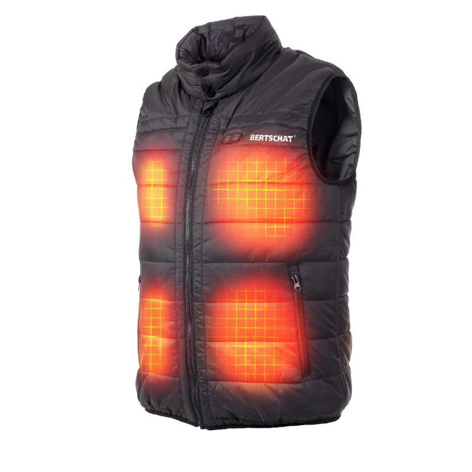 Bertschat - Doudoune Chauffante Hommes - Dual Heating | Usb - Gilet Chauffant - Noir - 42 M/l - Decathlon