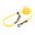 Lanové vodítko EASY LONG - TWIST | MINI | žluté - 606