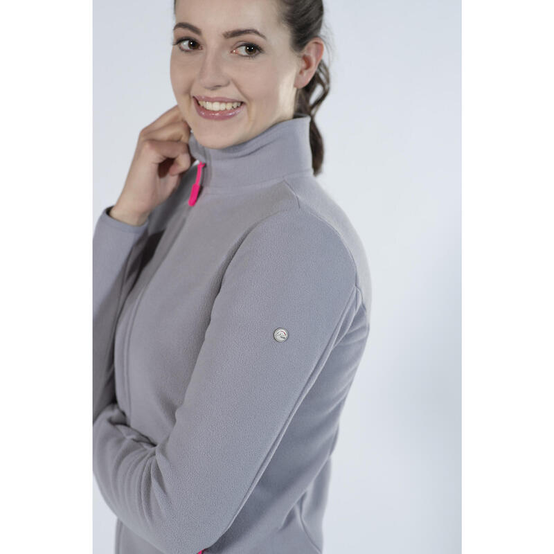 Damen Fleecejacke Anna steingrau