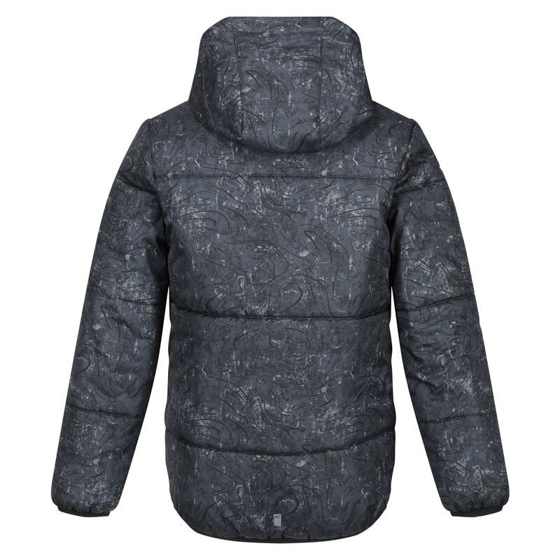 Chaqueta Acolchada Lofthouse VII Impreso de Aislado para Niños/Niñas Gris Seal,