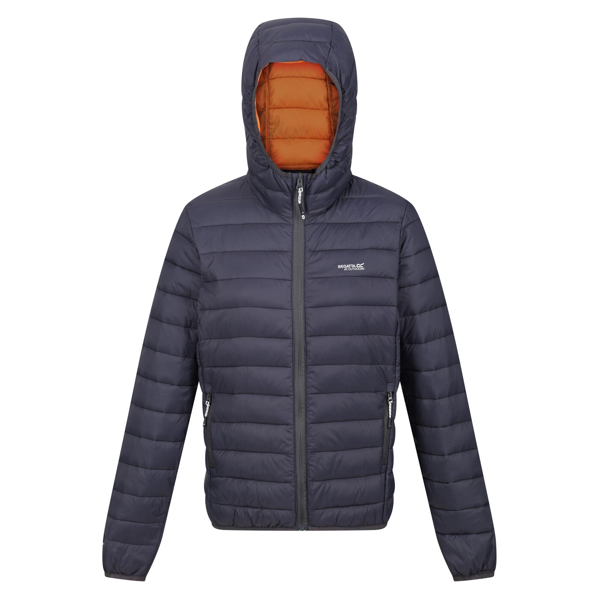 REGATTA Womens/Ladies Marizion Hooded Padded Jacket (Seal Grey/Apricot Crush)