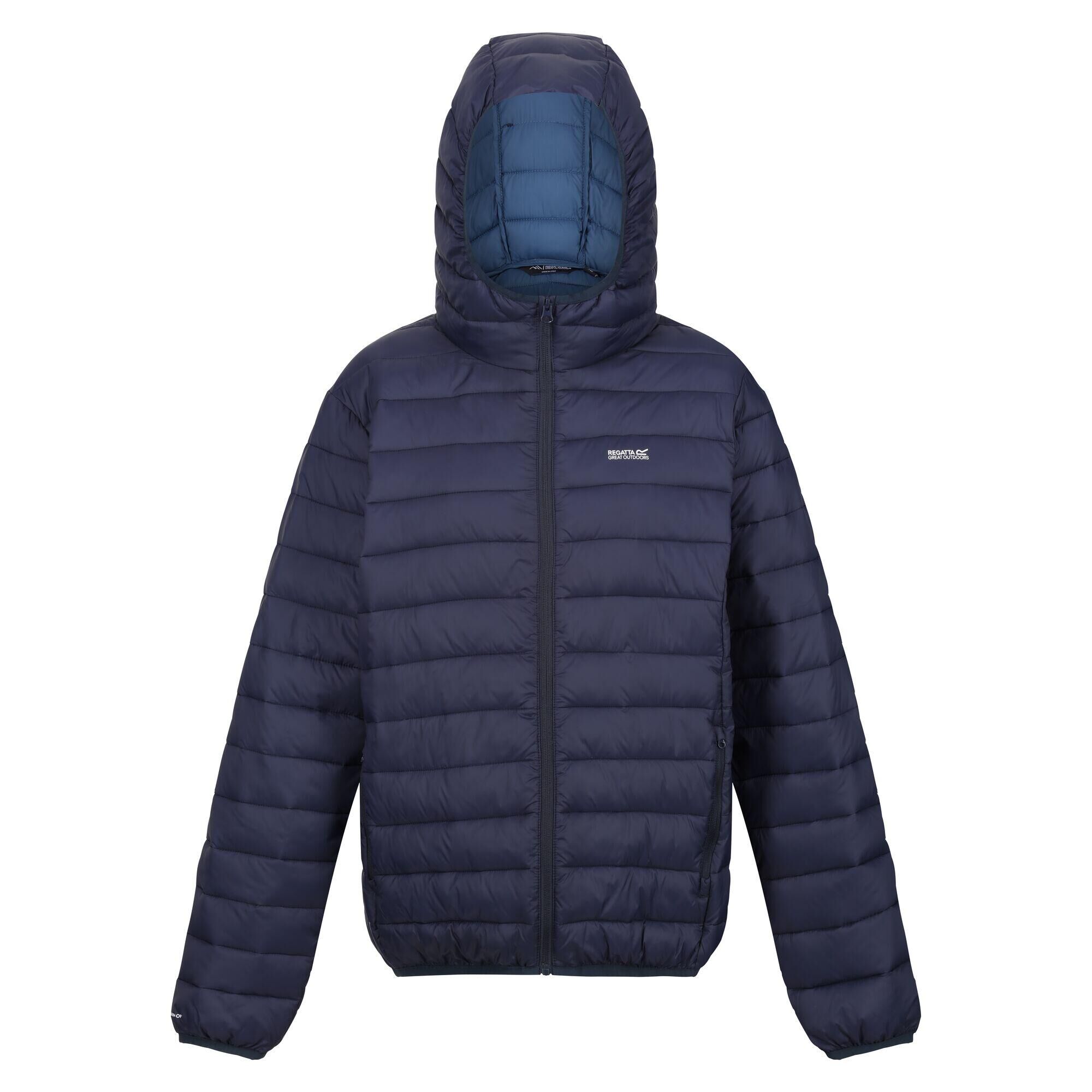 REGATTA Womens/Ladies Marizion Hooded Padded Jacket (Navy/Sea Haze)