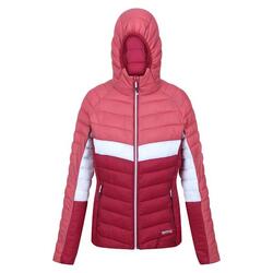 Dames Harrock II Baffled Hooded Jacket (Rumba Rood/Mineraal Rood)