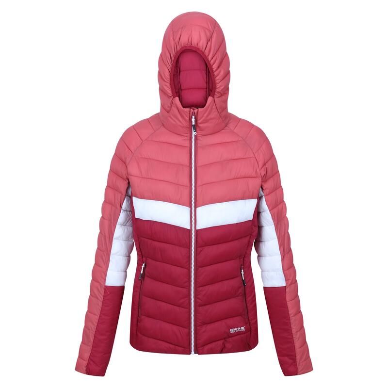 Giacca Con Cappuccio Donna Regatta Harrock II Rosso Rumba Rosso Minerale