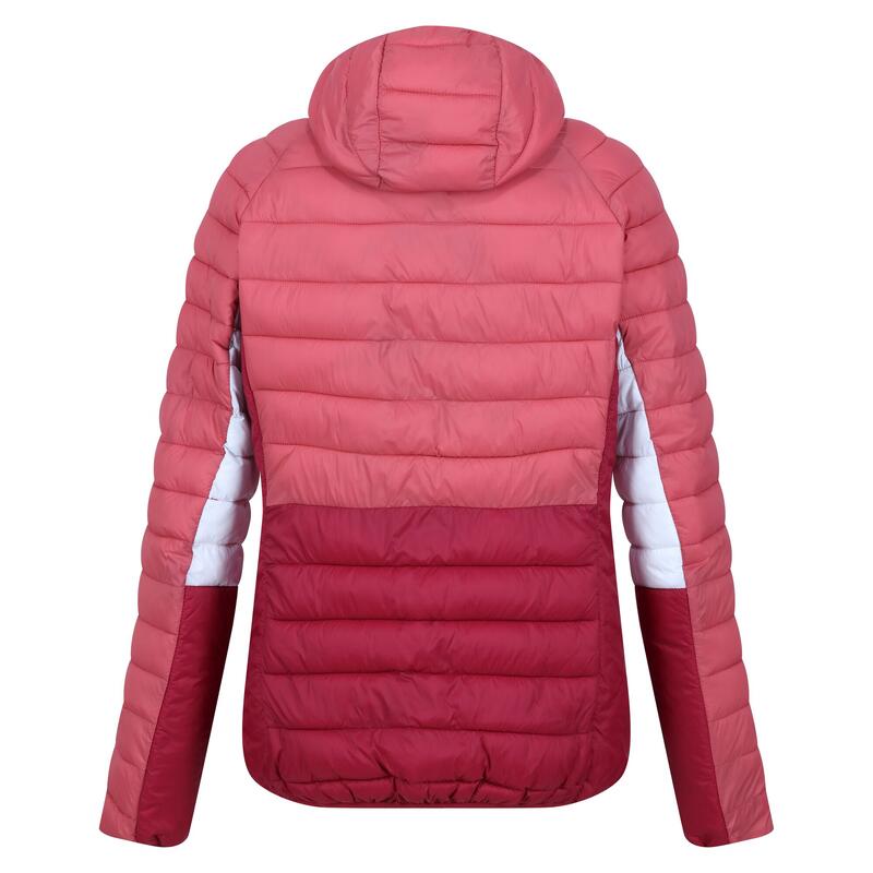 Chaqueta con Capucha Harrock II de Deflector para Mujer Rojo Rumba, Rojo Mineral