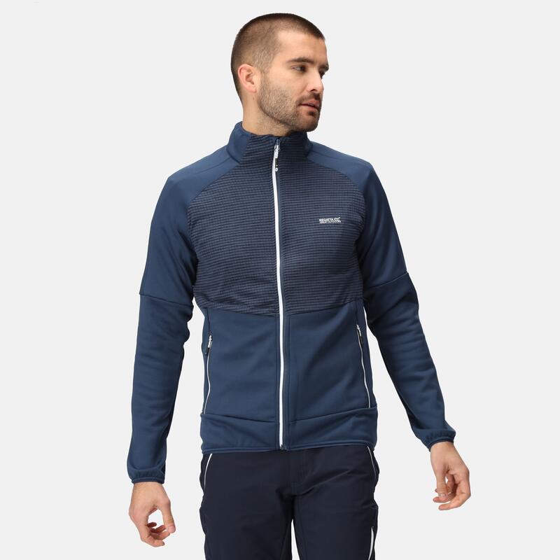 Yare VII Herren-Walkingjacke mit durchgehendem Reißverschluss