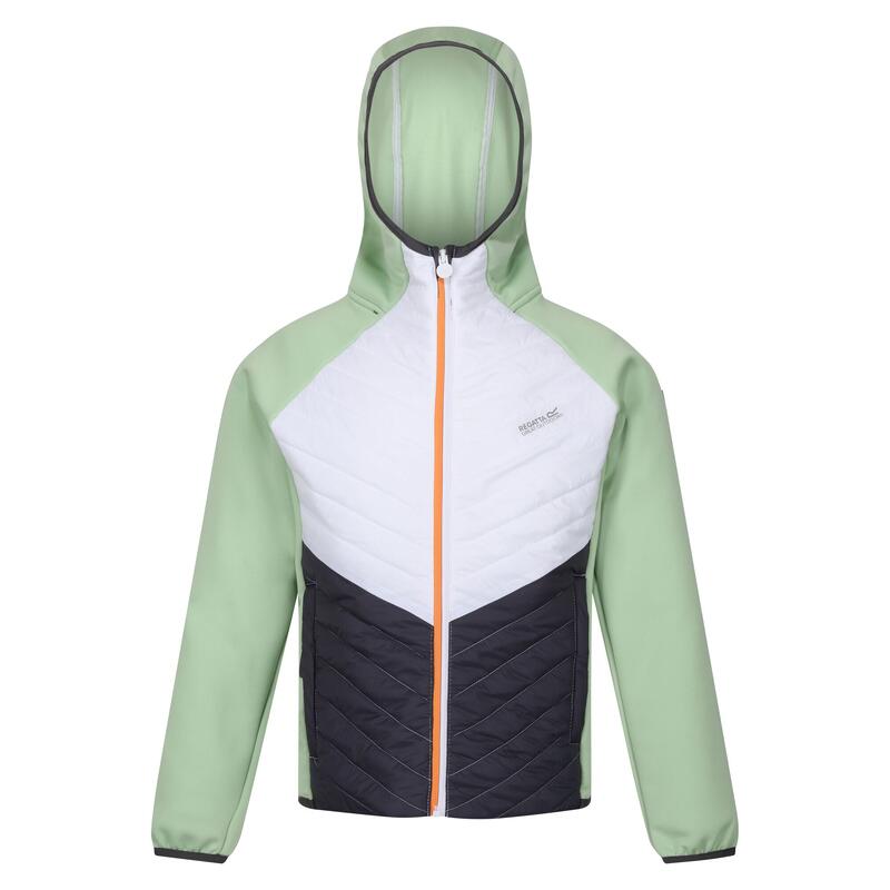 Veste matelassée KIELDER HYBRID Enfant (Menthe douce / Blanc)