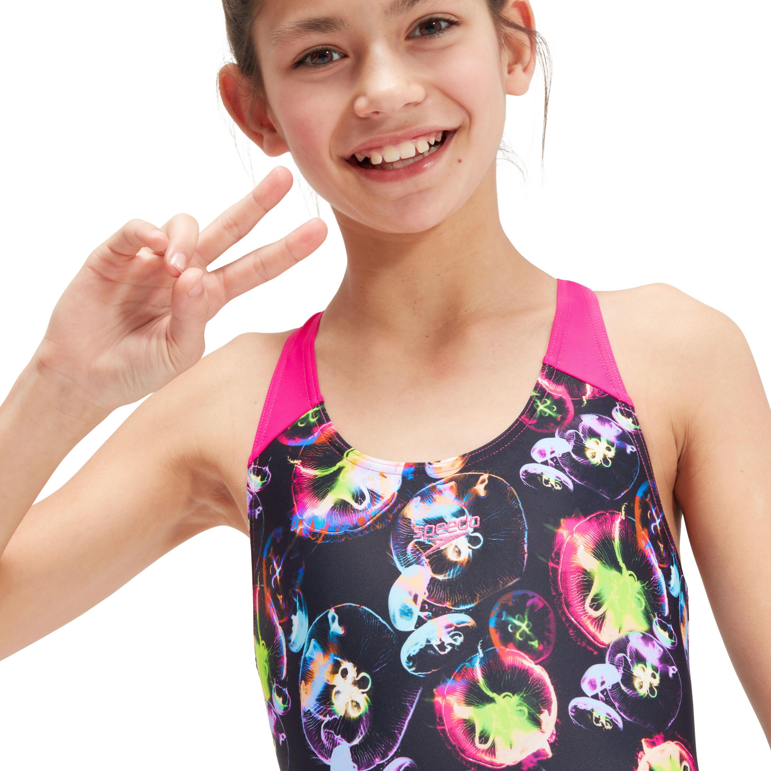 Custome da bagno intero da bambina Speedo Eco Allov Splashb 2/7