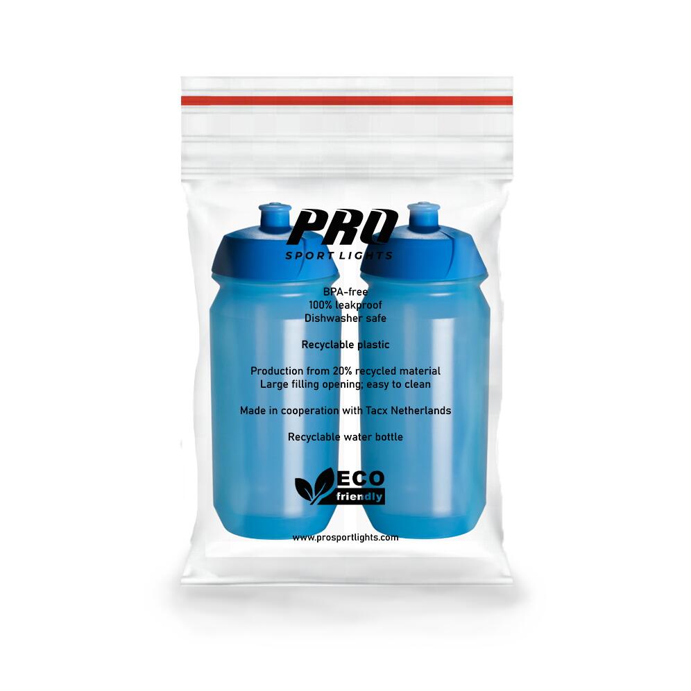 Lot De 20 Bouteilles D’eau 500 Ml – Plastique Transparent, Sans BPA, étanches, Large Ouverture, Pour Sport, école, Voyage Et Camping
