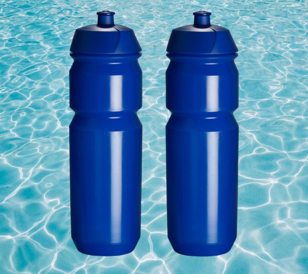 2 x Boîtes à boisson - 750 ml - Bleu foncé Bouteilles d'eau 2/5
