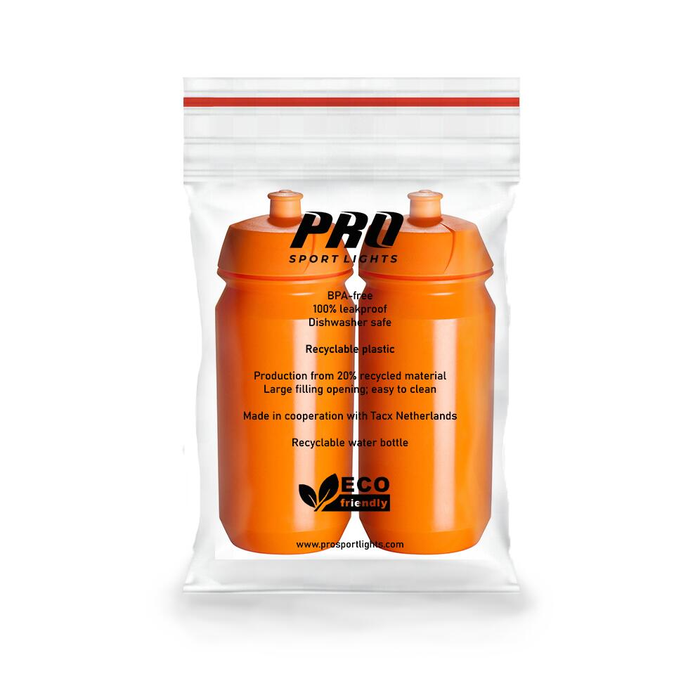 2 x Drinkbus - 500 ml - Oranje Bidon 4/5