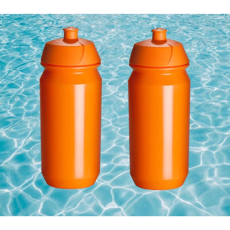 2 x Drinkbus - 500 ml - Oranje Bidon