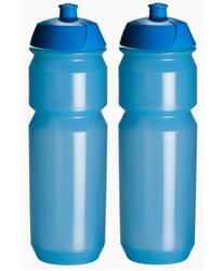 2 x Boîtes à boisson - 750 ml - Bleu transparent Bouteilles d'eau