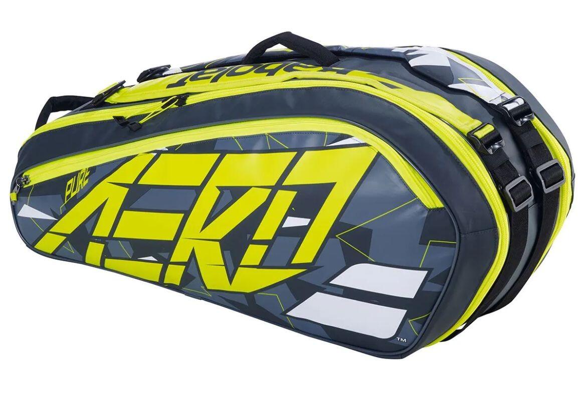 Geanta Babolat Pure Aero RHX6 - grey/yellow/white