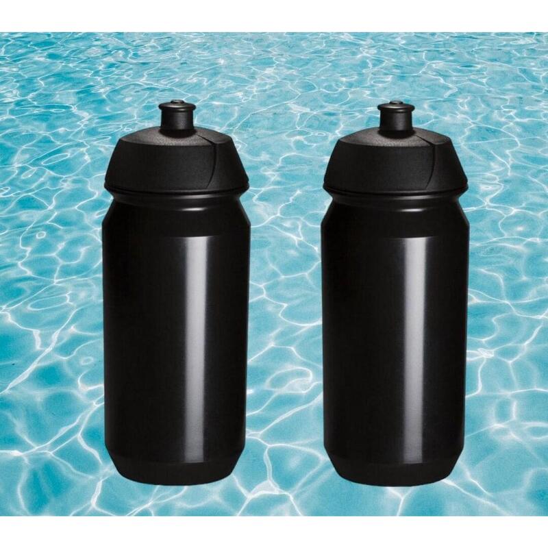 2 x bidon de apă - 500 ml - bidon negru