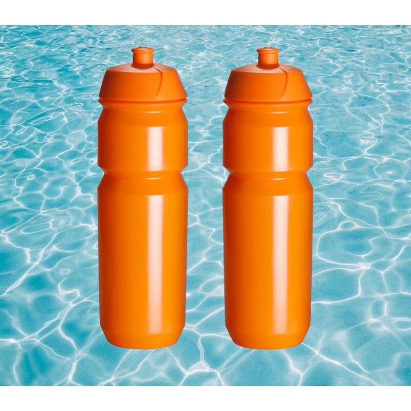 2 x Bidon - 750 ml - Bidon portocaliu