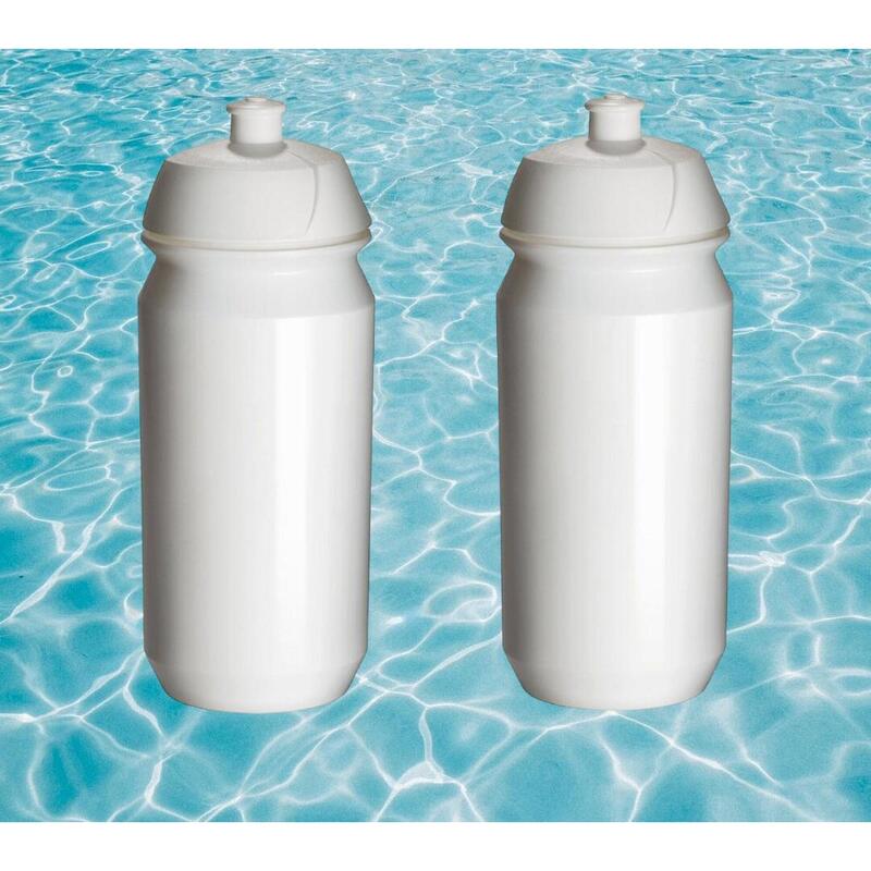 Sticlă de apă 2 x 500 ml - Albă