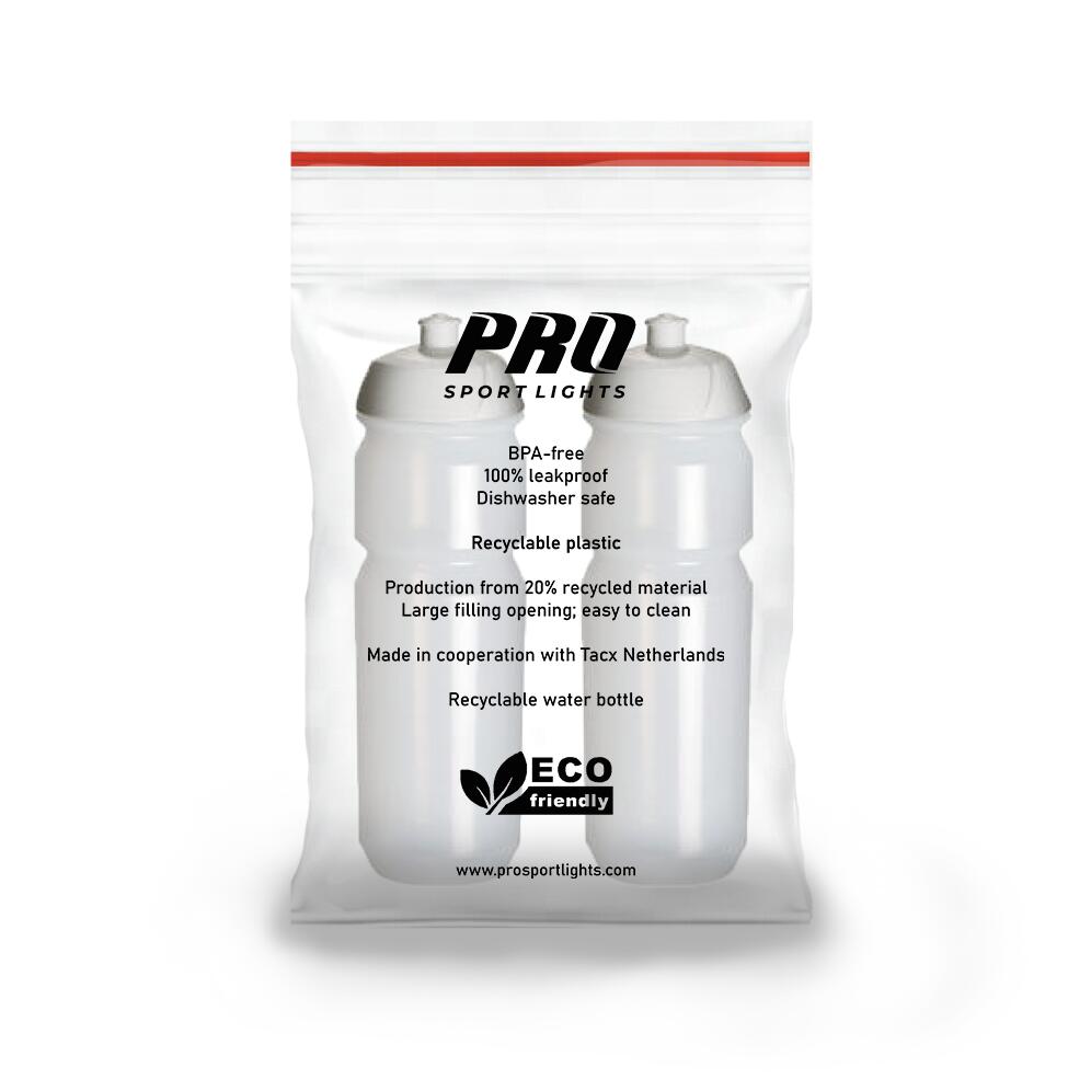 2 x Drinkbus - 750 ml - Transparant Bidon 4/5