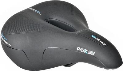 Fietszadel comfort med dames zwart stadsfiets