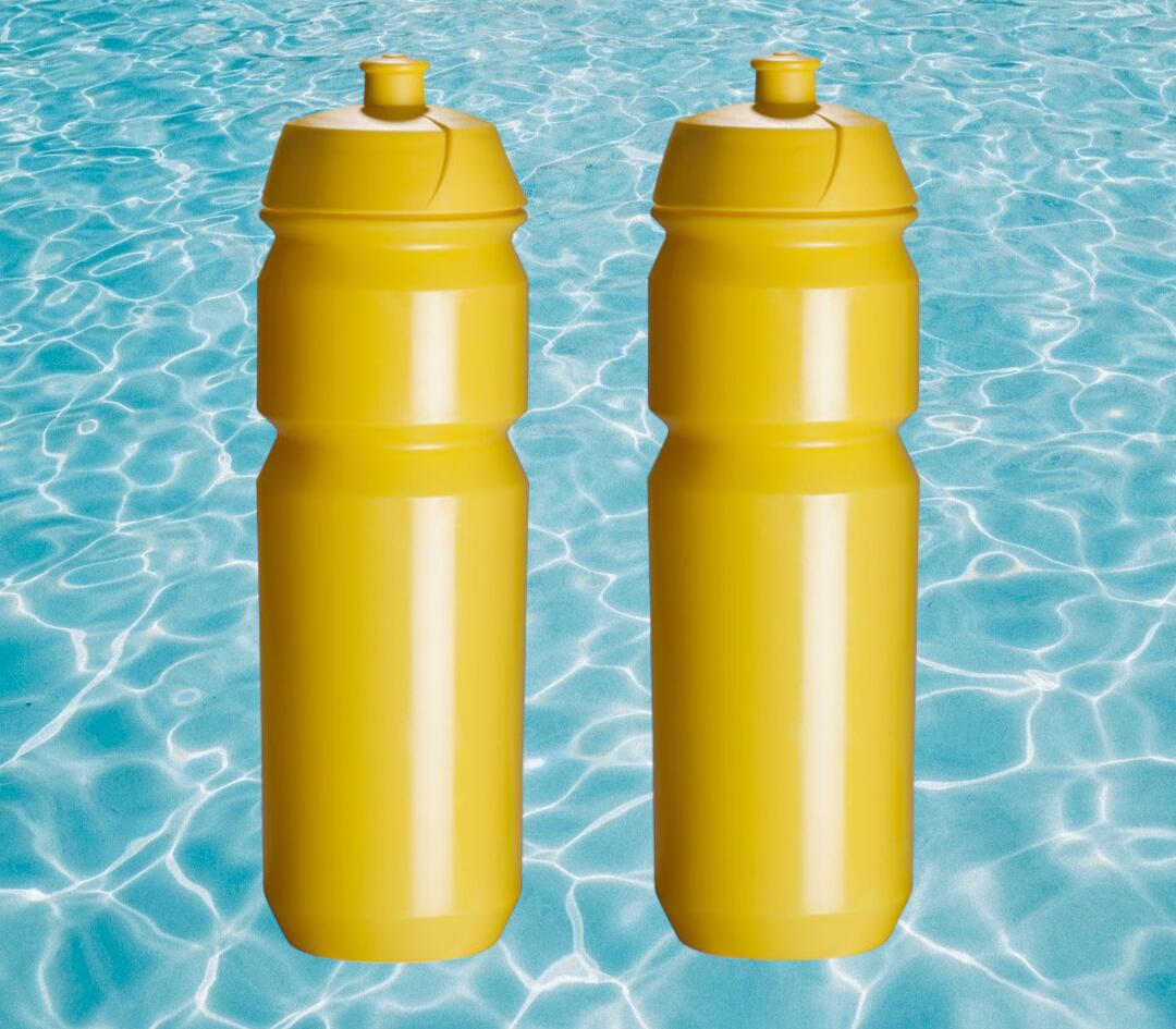 2 x Drinkbussen - 750 ml - Geel Bidons 2/5