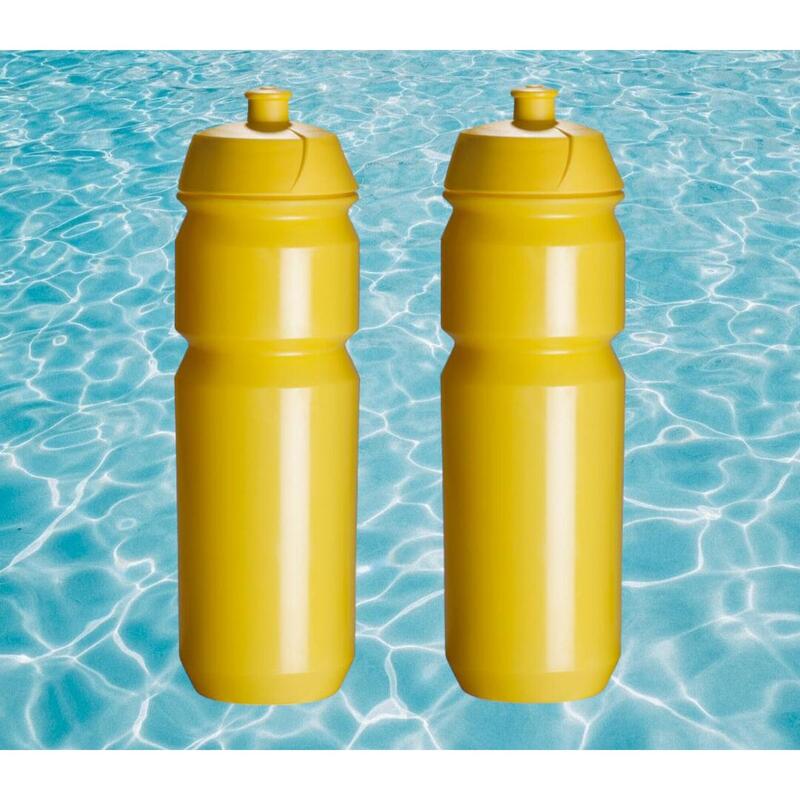 Sticle de apă galbene, 2 x 750 ml