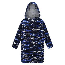 Kinder/Kinder Camo Poncho (Sterk Blauw)