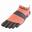 Type-TF Unisex Short Socks - Coral Pink/Grey