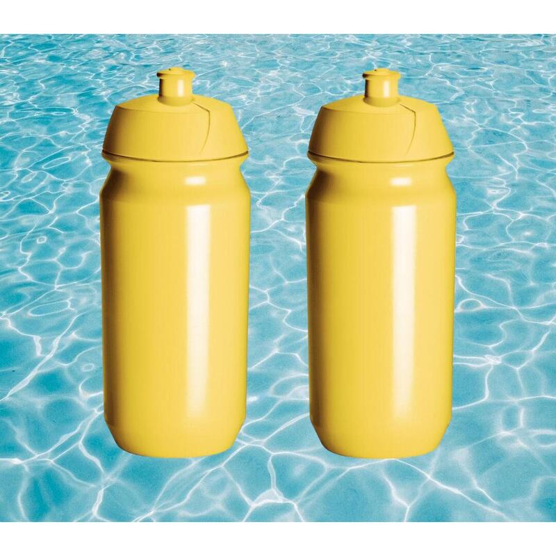 2 x Bouteilles à boire - 500 ml - Jaune Boite à boisson