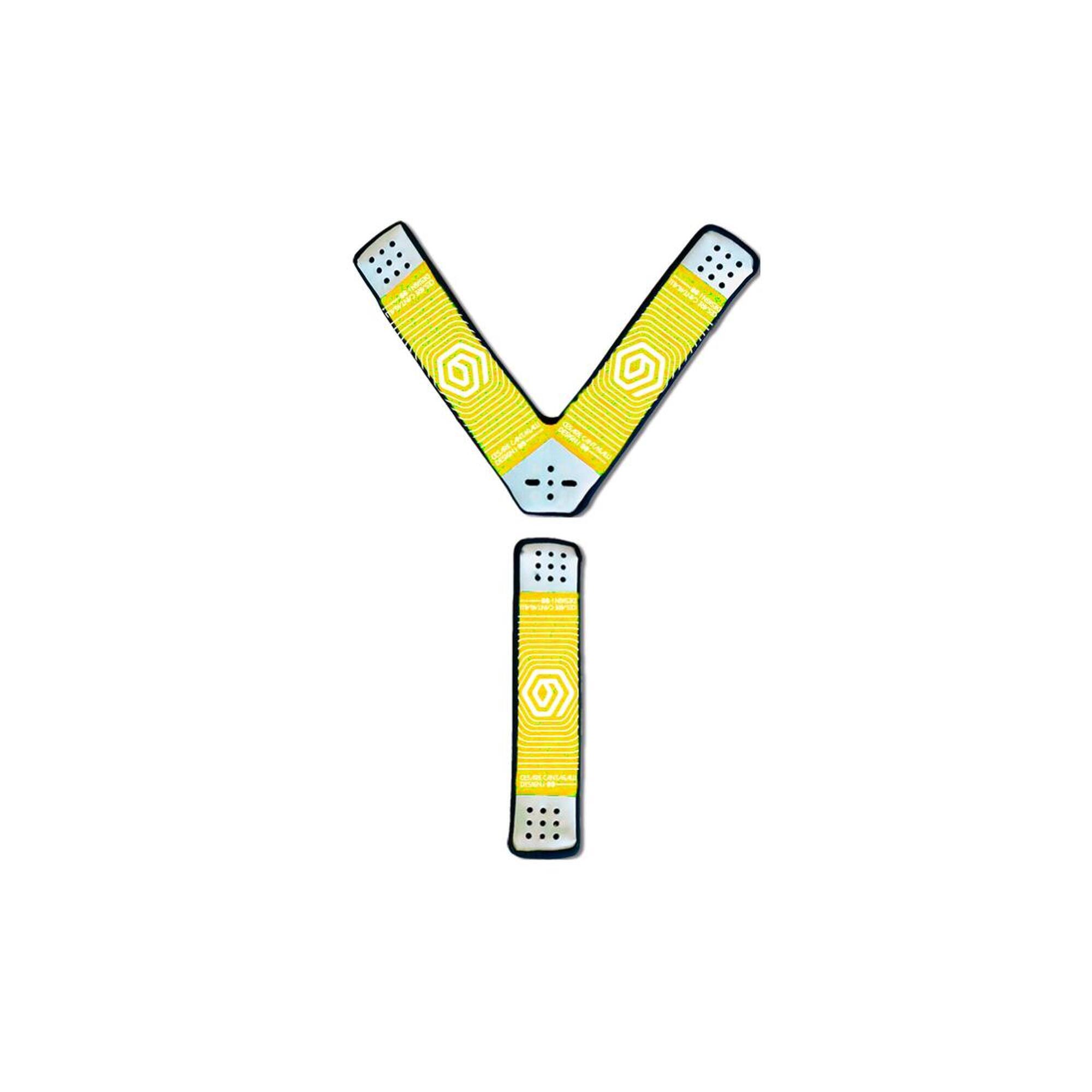 i-99 VEE Superlight Straps Set white/yellow WINDSURFEN WINGEN FOIL FUSSSCHLAUFEN