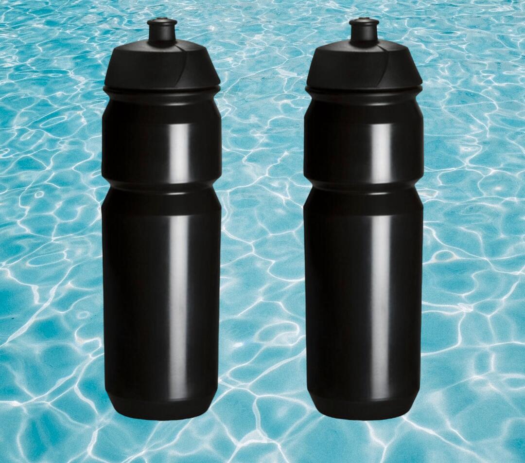 2 x Bidons - 750 ml - Zwart Drinkbus 2/5