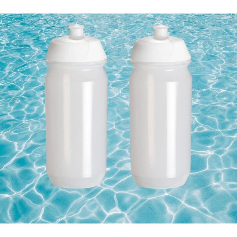 2 x Bouteilles d'eau - 500 ml - Transparentes Bouteille de boisson