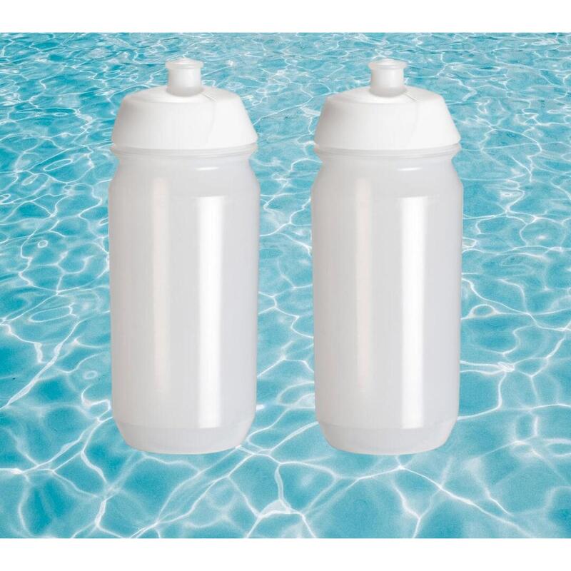 Sticle de apă 2 x 500 ml - Sticlă transparentă pentru băuturi
