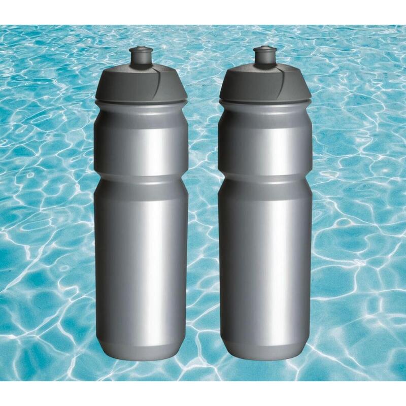 2 x bidonuri - 750 ml - bidon argintiu