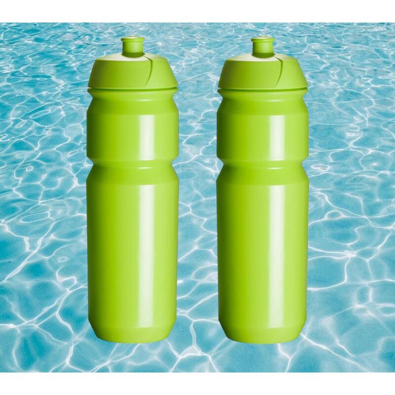 2 x Sticlă de băut - 750 ml - Sticlă verde