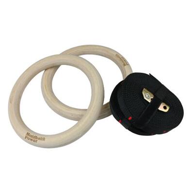 Men's health wooden gym rings