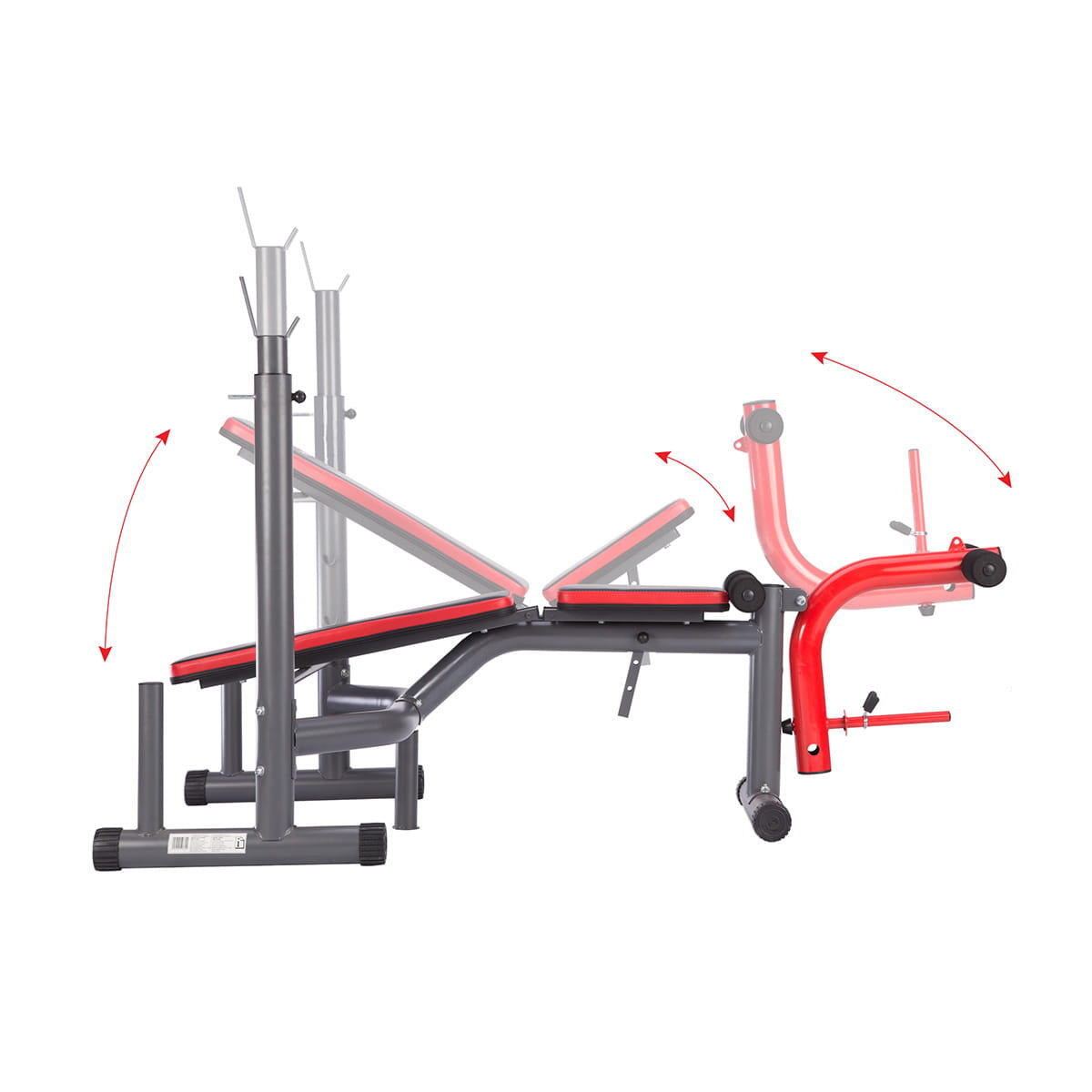 Banc d'entraînement avec traction latissimus ls7206 HMS 3/7