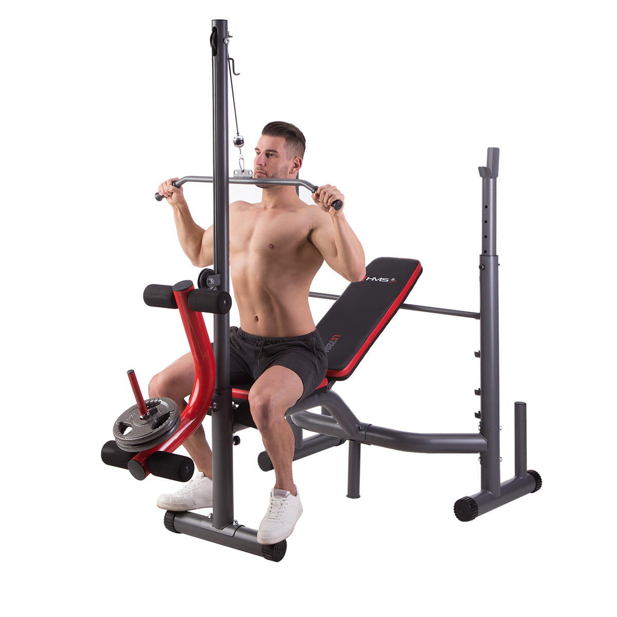 Banc d'entraînement avec traction latissimus ls7206 HMS 6/7